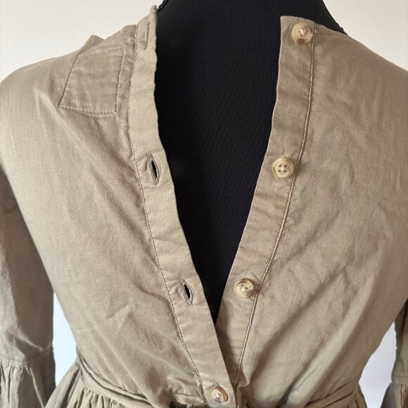 Little Prim Juliet Peasant Short Dress Embroidery Sz 12 Cottagecore Boho Prairie - Picture 9 of 16